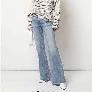 NWT Mother Super Flare Jeans